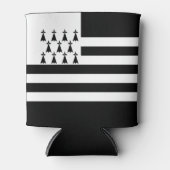 Patriottische Bretonse Vlag Blikjeskoeler (Voorkant)
