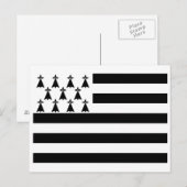 Patriottische Bretonse Vlag Briefkaart (Voorkant / Achterkant)