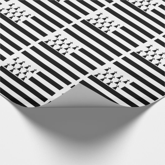 Patriottische Bretonse Vlag Cadeaupapier (Hoek)
