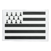 Patriottische Bretonse Vlag Kussensloop (Achterkant)
