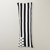 Patriottische Bretonse Vlag Lichaamskussen (Voorkant Verticaal)