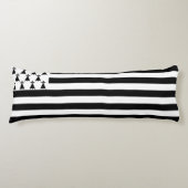 Patriottische Bretonse Vlag Lichaamskussen (Voorkant)