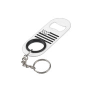 Patriottische Bretonse Vlag Mini Flessenopener (Achterkant Gekanteld)