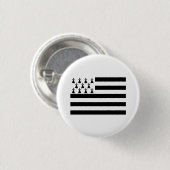 Patriottische Bretonse Vlag Ronde Button 3,2 Cm (Voorkant /achterkant)