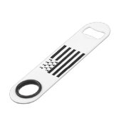 Patriottische Bretonse Vlag Speed Flessenopener (Voorkant Gekanteld)
