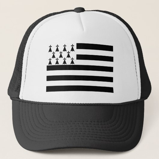 Patriottische Bretonse Vlag Trucker Pet (Voorkant)