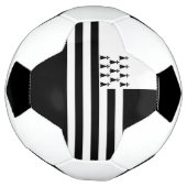 Patriottische Bretonse Vlag Voetbal (Gedraaid)