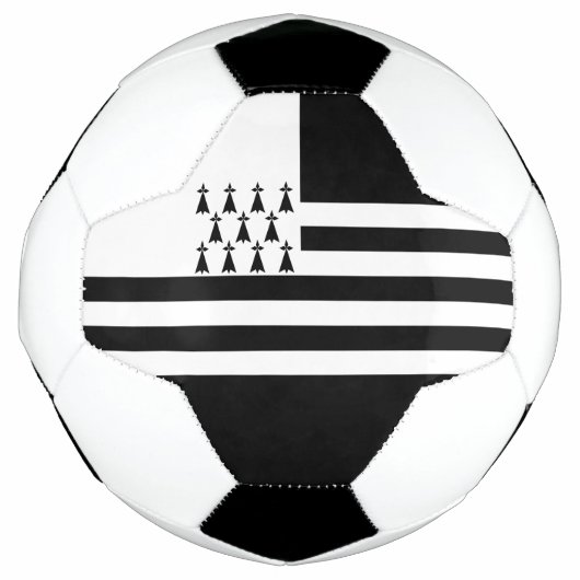 Patriottische Bretonse Vlag Voetbal (Voorkant)
