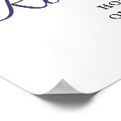 Patriottische Britse Vlag Pensioenpartij Welkom Poster (Hoek)