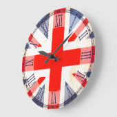 Patriottische Britse vlag roman numerieke wall klo Grote Klok (Hoek)