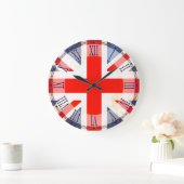 Patriottische Britse vlag roman numerieke wall klo Grote Klok (Huis)