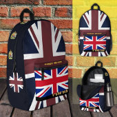 Patriottische Britse vlag rugzak, Union Jack / Ver Bedrukte Rugzak