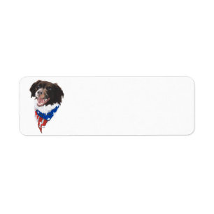 Patriottische Brittany Etiket