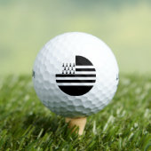 Patriottische Brittany Vlag Golfballen (Insitu Shirt)