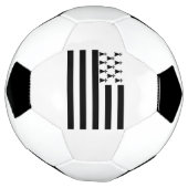 Patriottische Brittany Vlag Voetbal (Gedraaid)