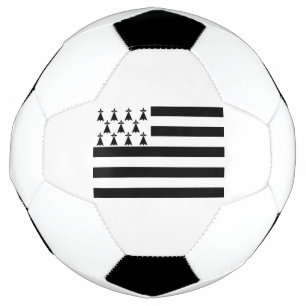 Patriottische Brittany Vlag Voetbal