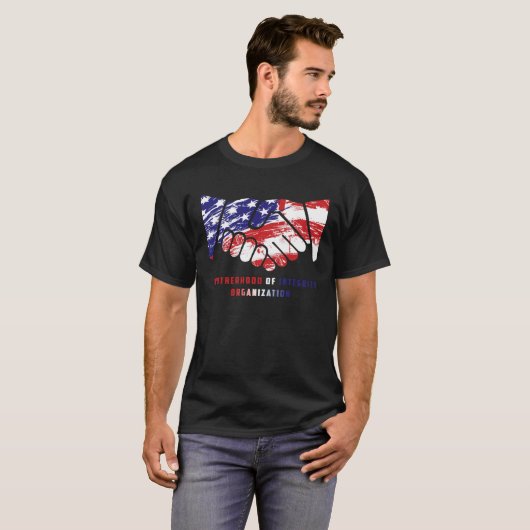 Patriottische broederschap van integriteitsorganis t-shirt (Voorkant volledig)