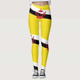 Patriottische Broek van de Vlag van Brunei Leggings