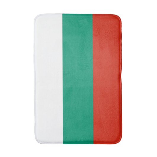 Patriottische Bulgaarse vlag Badmat (Voorkant Verticaal)