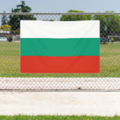 Patriottische Bulgaarse Vlag Banner (Insitu)