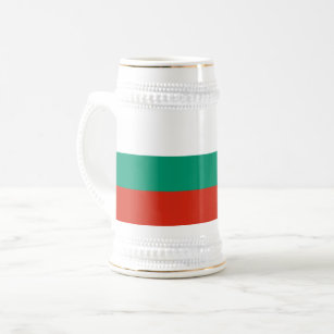 Patriottische Bulgaarse vlag Bierpul
