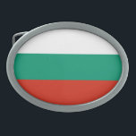 Patriottische Bulgaarse vlag Gesp<br><div class="desc">De nationale vlag van Bulgarije.</div>
