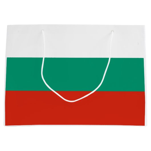 Patriottische Bulgaarse vlag Groot Cadeauzakje (Voorkant)