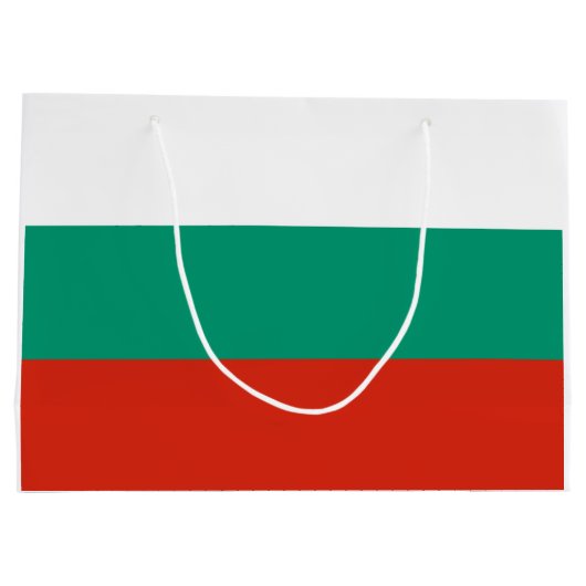 Patriottische Bulgaarse vlag Groot Cadeauzakje (Achterkant)