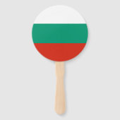 Patriottische Bulgaarse vlag Handwaaier (Achterkant)