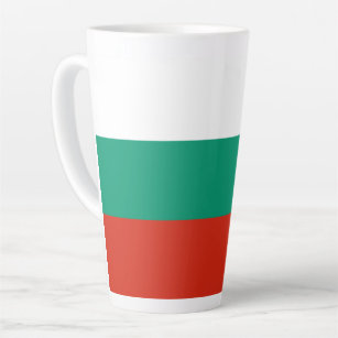 Patriottische Bulgaarse vlag Latte Mok