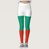 Patriottische Bulgaarse vlag Leggings (Voorkant)