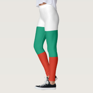 Patriottische Bulgaarse vlag Leggings