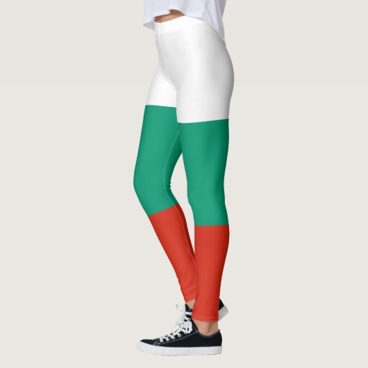 Patriottische Bulgaarse vlag Leggings (Links)