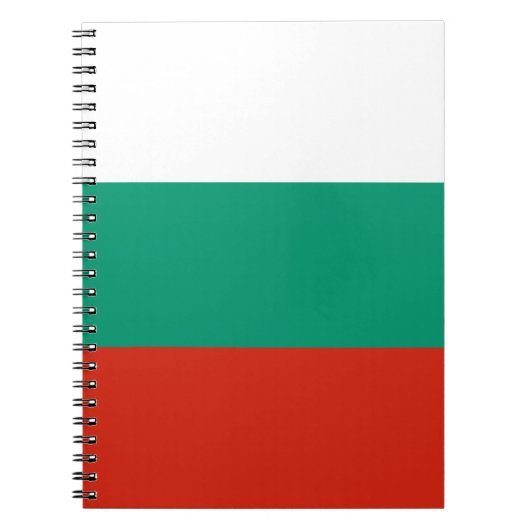 Patriottische Bulgaarse Vlag Notitieboek (Voorkant)