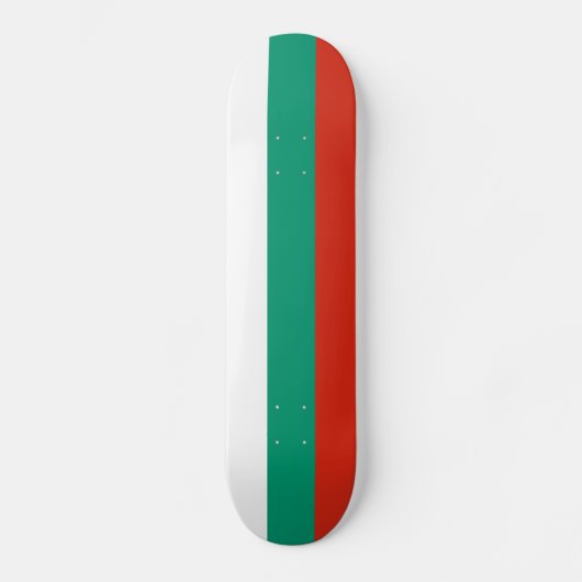 Patriottische Bulgaarse vlag Persoonlijk Skateboard (Voorkant)