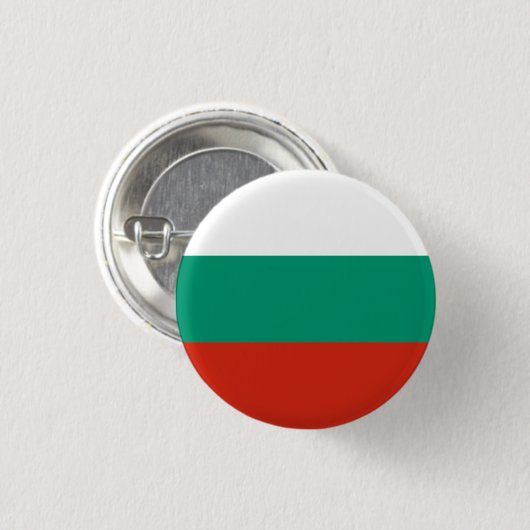 Patriottische Bulgaarse vlag Ronde Button 3,2 Cm (Voorkant /achterkant)