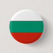 Patriottische Bulgaarse vlag Ronde Button 3,2 Cm (Voorkant)