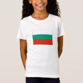 Patriottische Bulgaarse vlag T-shirt (Voorkant)