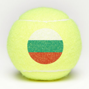 Patriottische Bulgaarse vlag Tennisballen