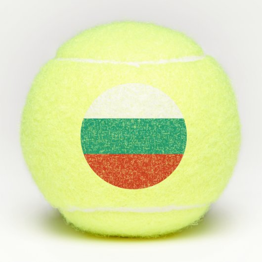 Patriottische Bulgaarse vlag Tennisballen (Voorkant)