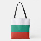 Patriottische Bulgaarse vlag Tote Bag (Achterkant)