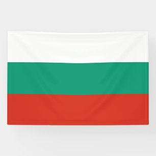 Patriottische Bulgaarse vlagbanner Spandoek
