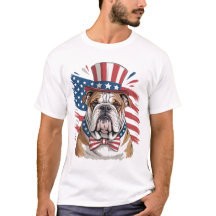 Patriottische Bulldog