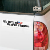 Patriottische bumpersticker (Op Truck)