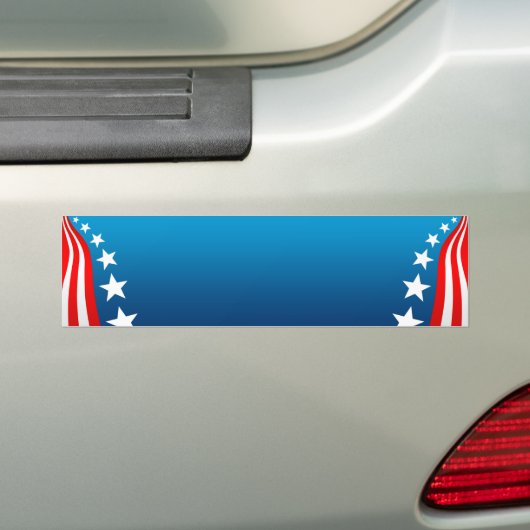 Patriottische Bumpersticker (Op auto)