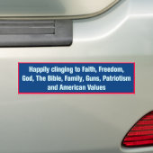 Patriottische Bumpersticker (Op auto)