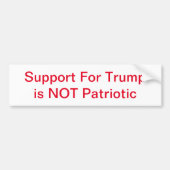 Patriottische Bumpersticker voor echte Amerikanen (Voorkant)