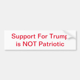 Patriottische Bumpersticker voor echte Amerikanen