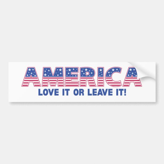 Patriottische bumperstickers (Voorkant)