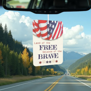Patriottische Bunting God Bless America Luchtverfrisser